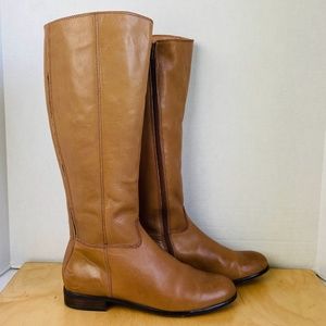 Corso Como light camel color leather boots, 10M. Worn once!!